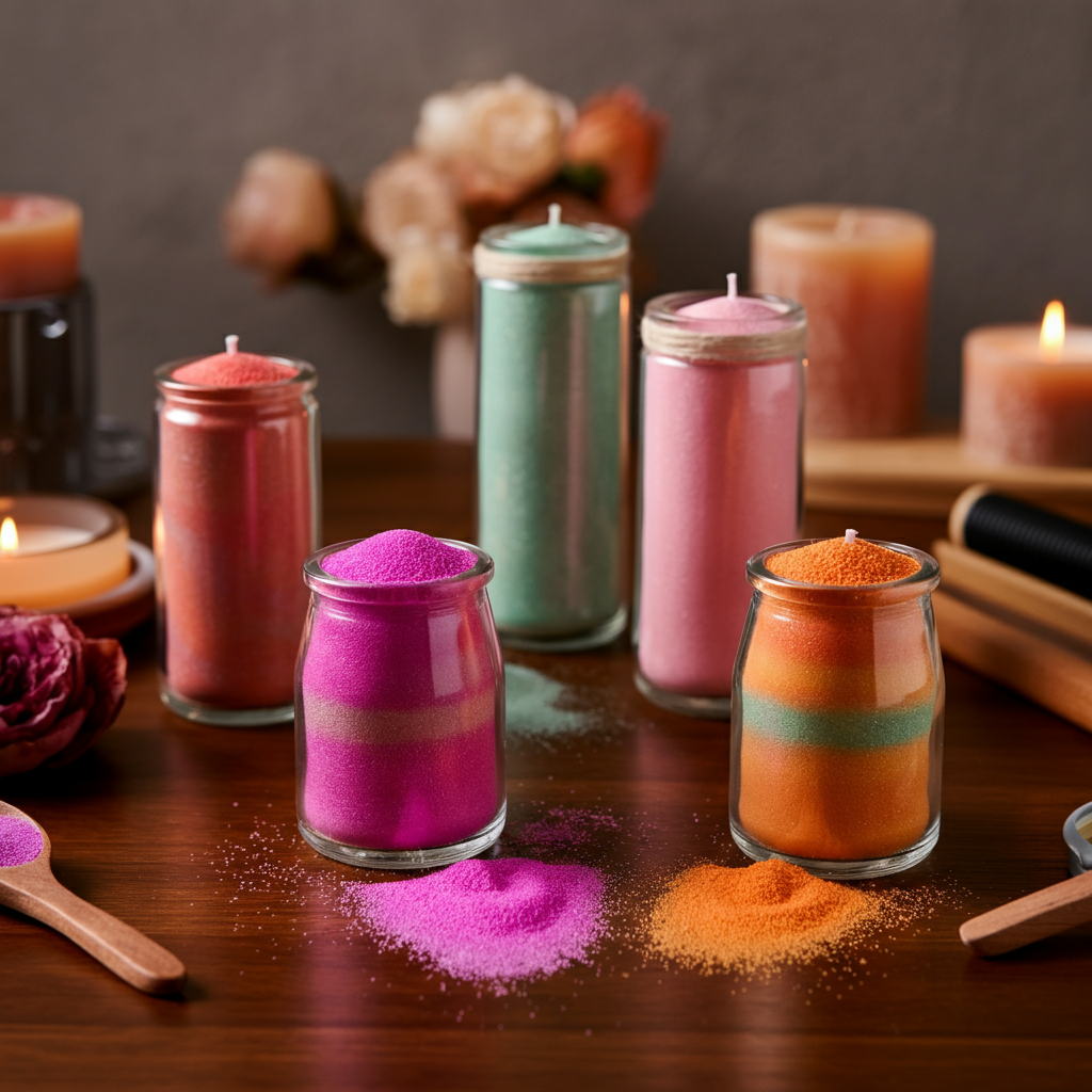 Candle Sand vs. Pearled Candles