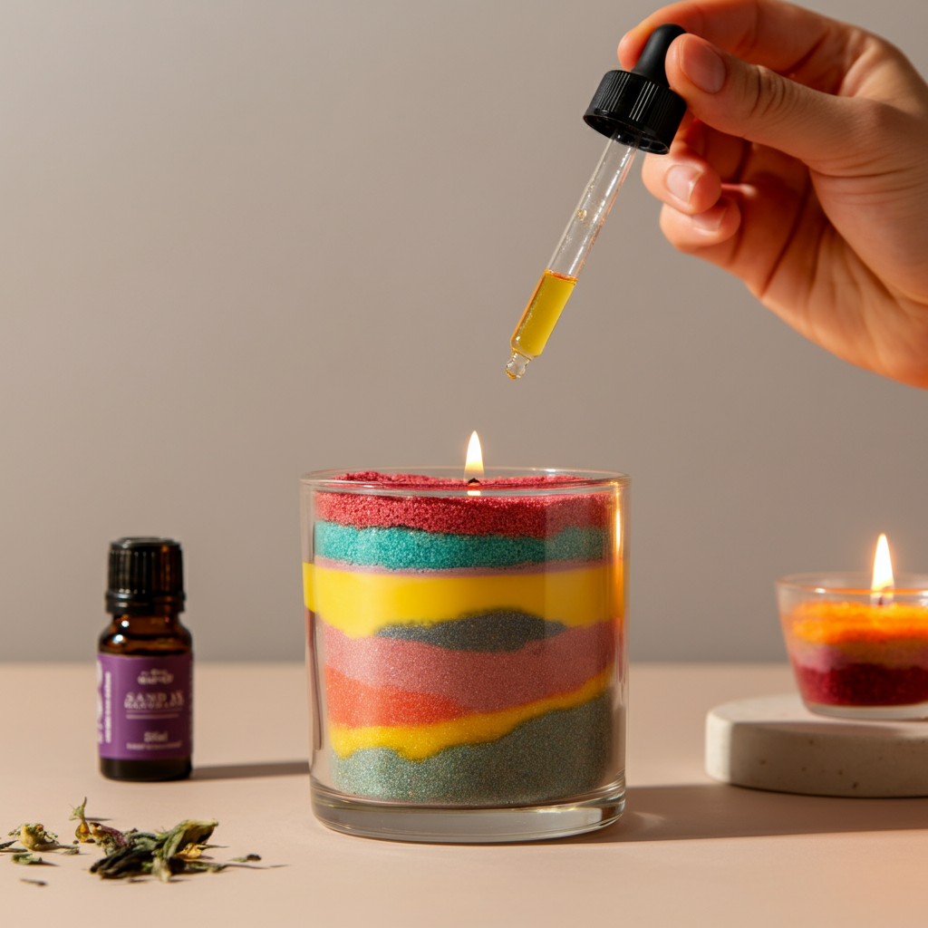 Fragrant Sand Wax Candle